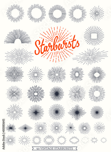 40 Vintage strburst collection