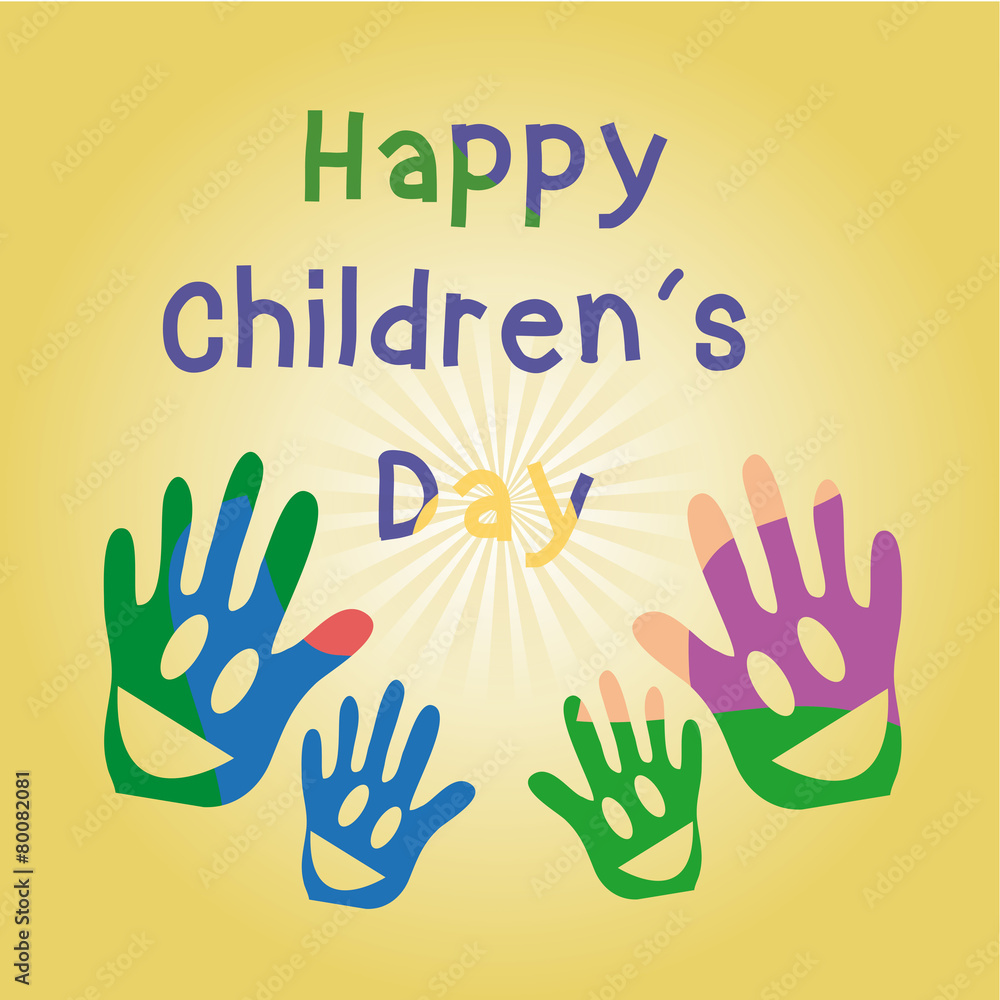 Fototapeta premium happy children's day