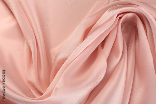 pink chiffon folds