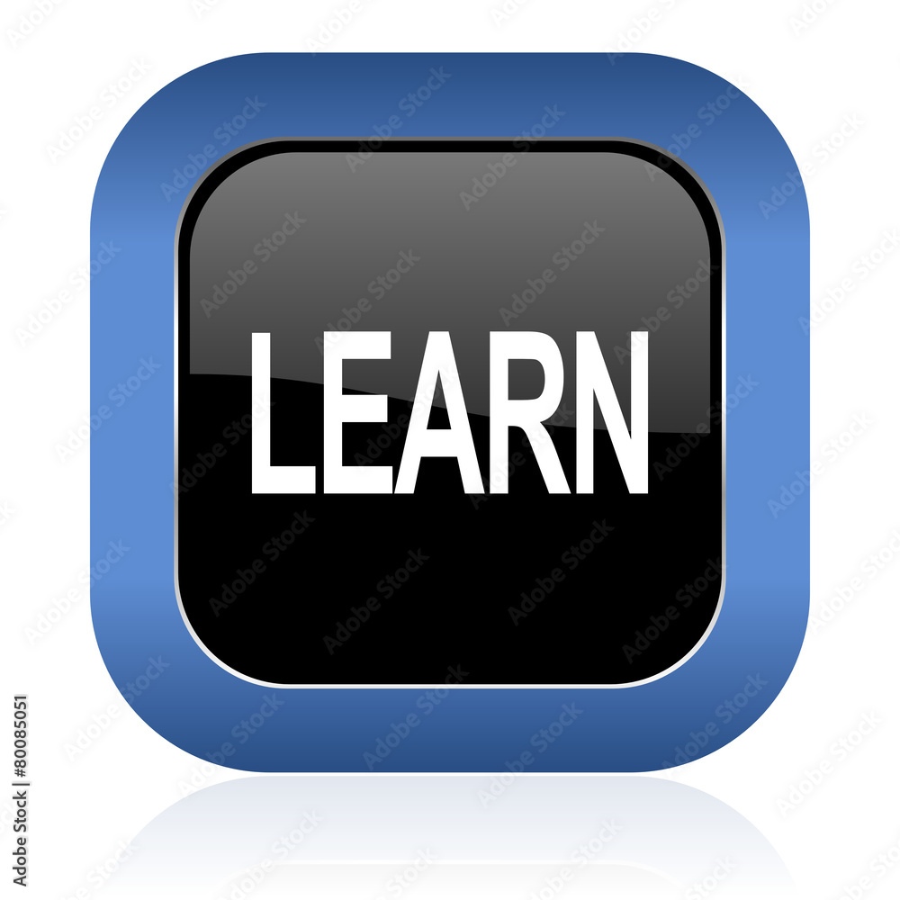learn square glossy icon learn square glossy icon