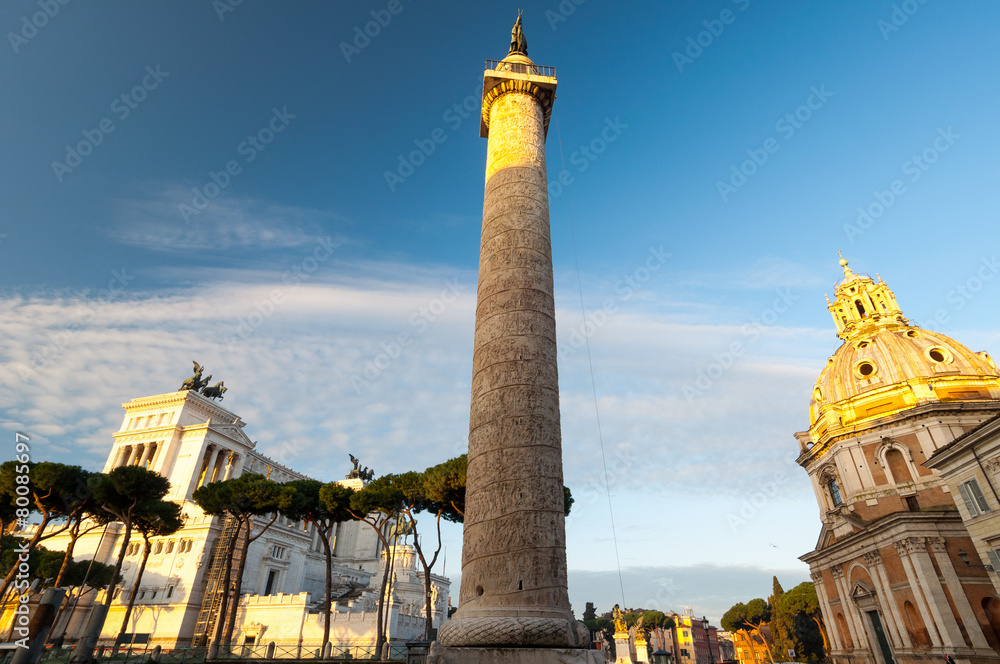 Fototapeta premium Roma Colonna di Traiano