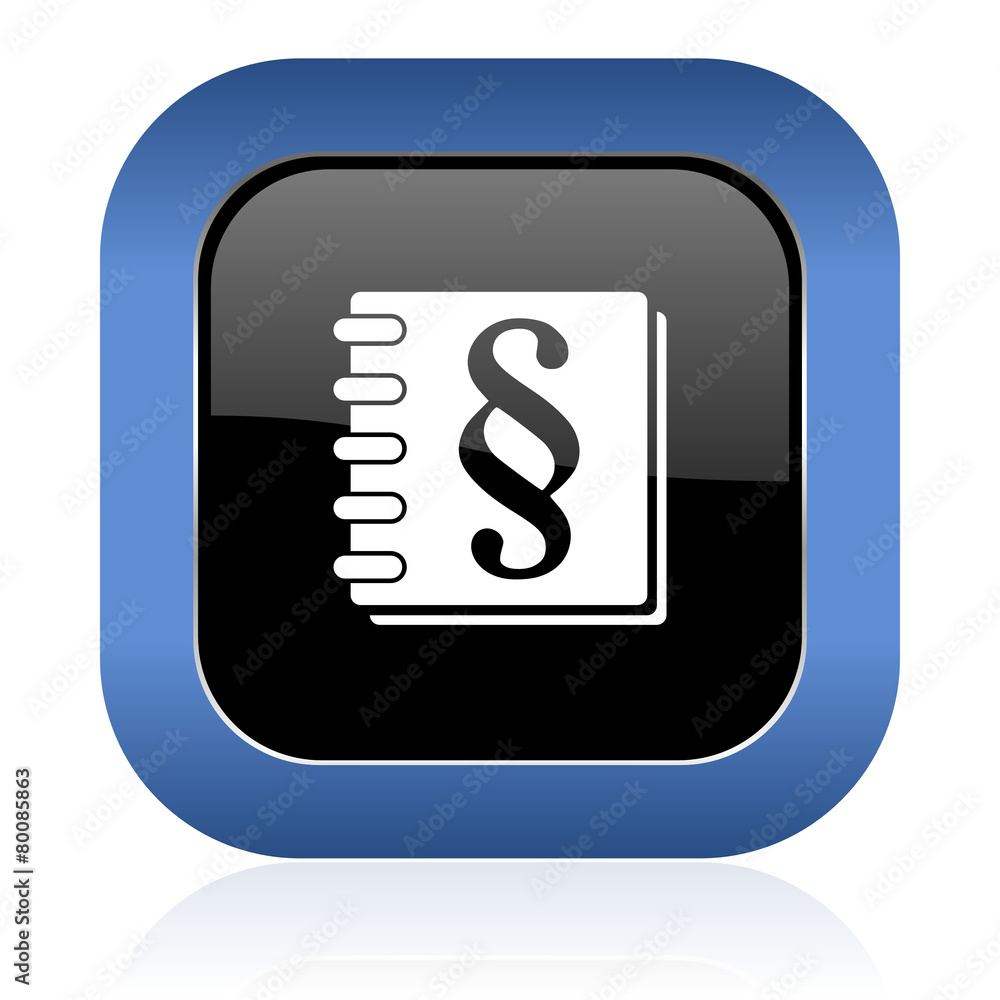 law square glossy icon law square glossy icon
