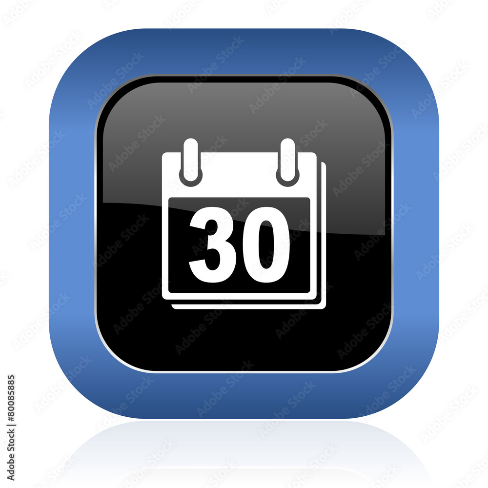 calendar square glossy icon organizer sign calendar square glossy icon organizer sign