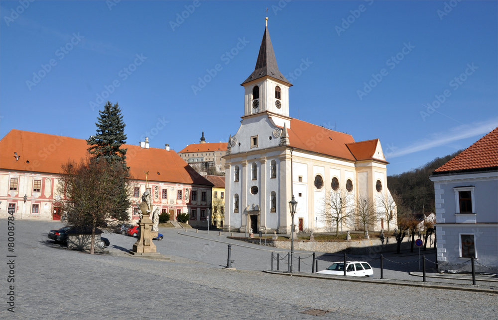 square, Namest nad Oslavou, Czech Republic, Europe