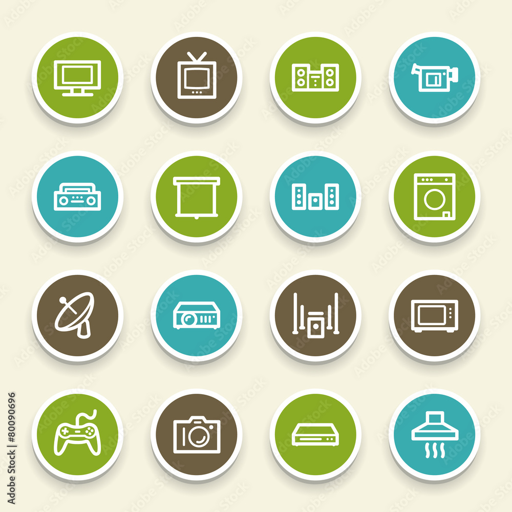Home Appliance web icons set Home Appliance web icons set