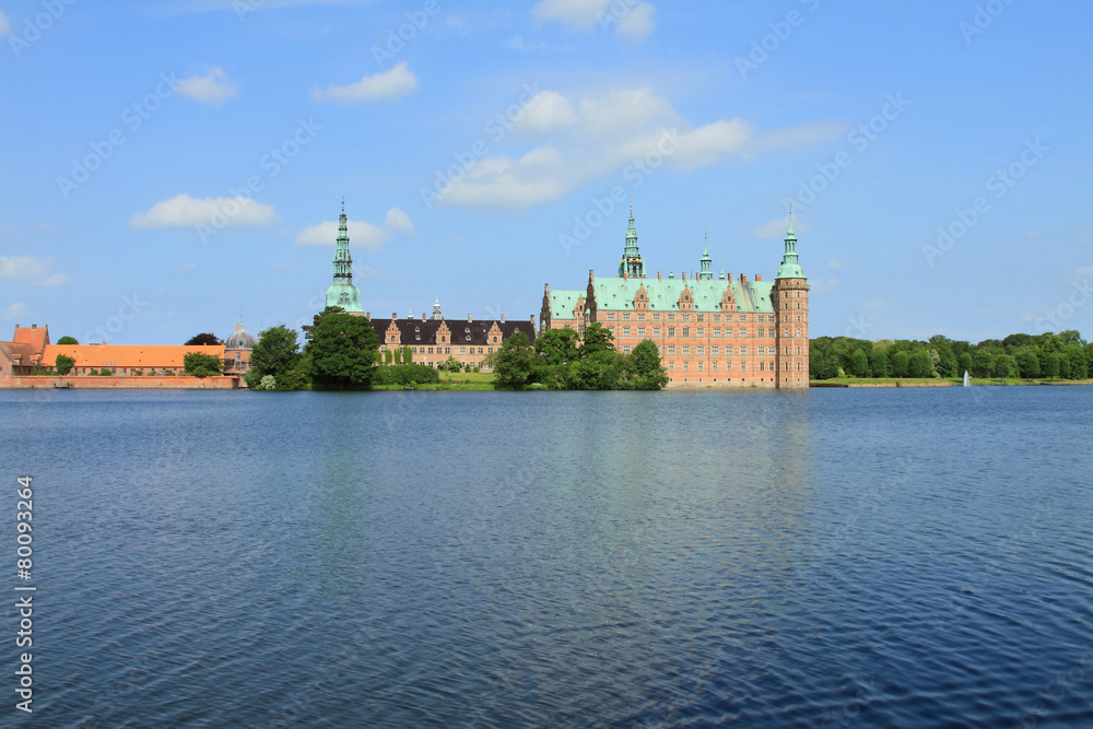 Frederiksborg Palace in Hillerod, Denmark
