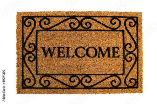 Quadro su tela Door Mat: Friendly Welcome Door Mat