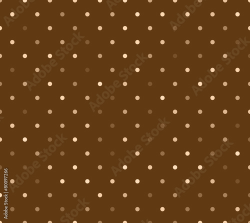 Colorful polka dot pattern on the cardboard