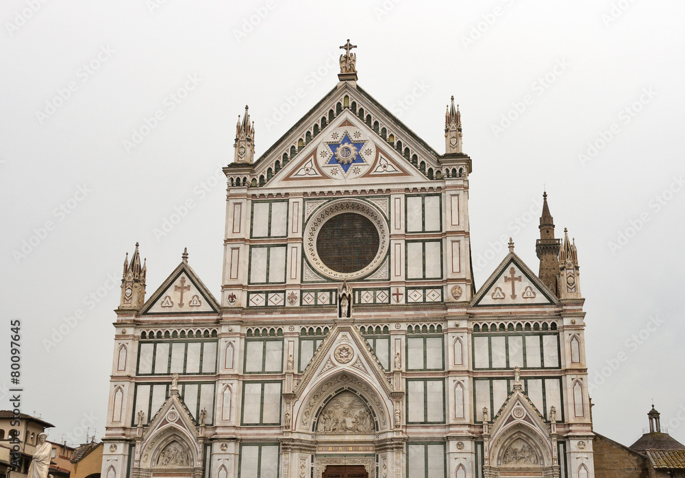 Basilica of the Holy Cross in Florence, Italy