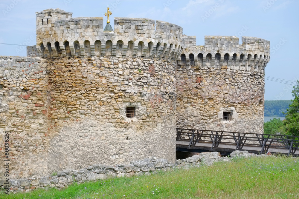 Towers Of Zindan Gate In Kalemegdan Fortress, Belgrade