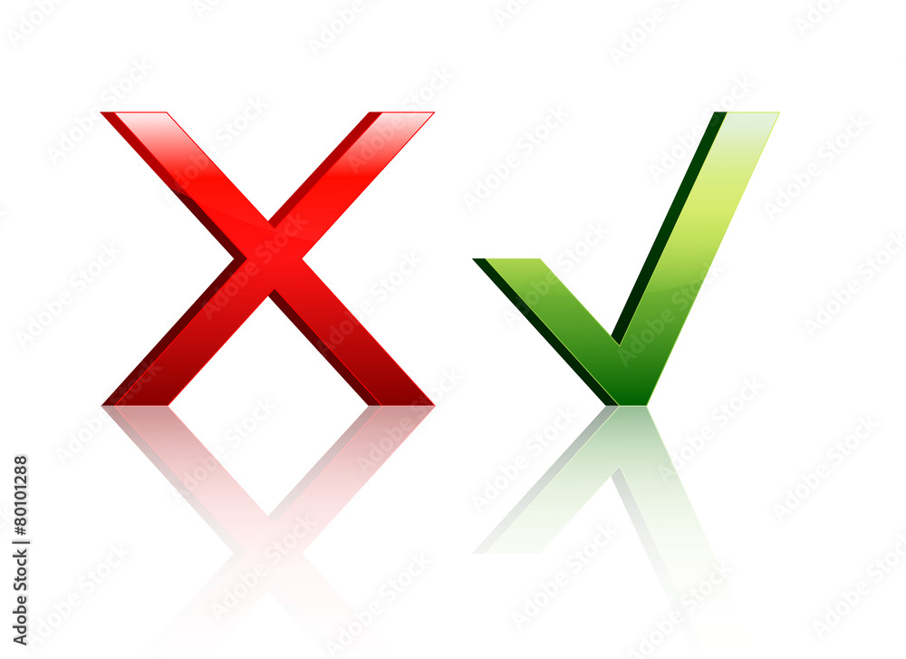 Check marks Yes or No Check marks Yes or No