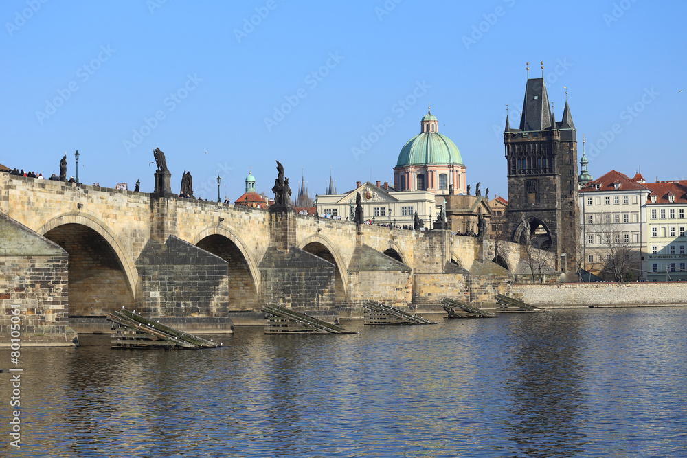 Prague Old Town with Charles Bridge, Czech Republic Prague Old Town with Charles Bridge, Czech Republic