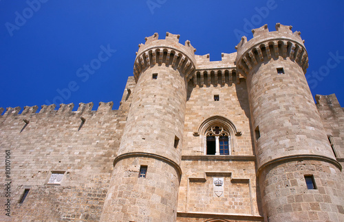 Towers and battlements of the Order of the Knights Castle © GKor