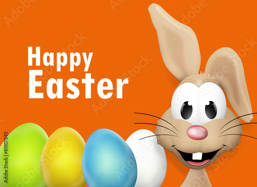 Easter Bunny and Easter Eggs