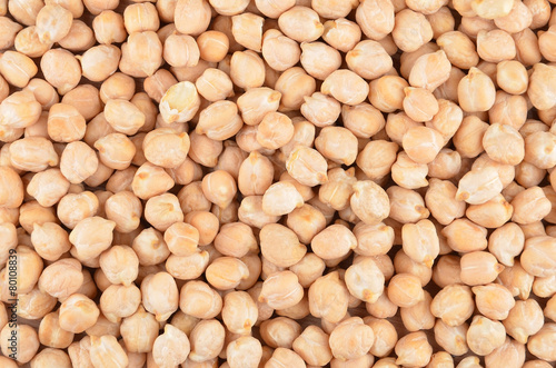 Close up of dried chickpea as background