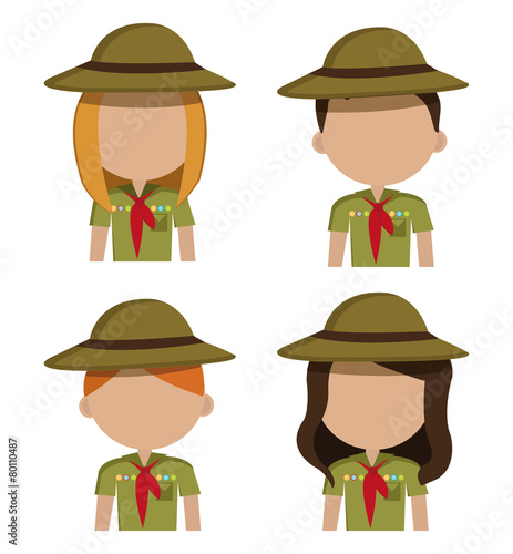 Camping design, vector illustration.