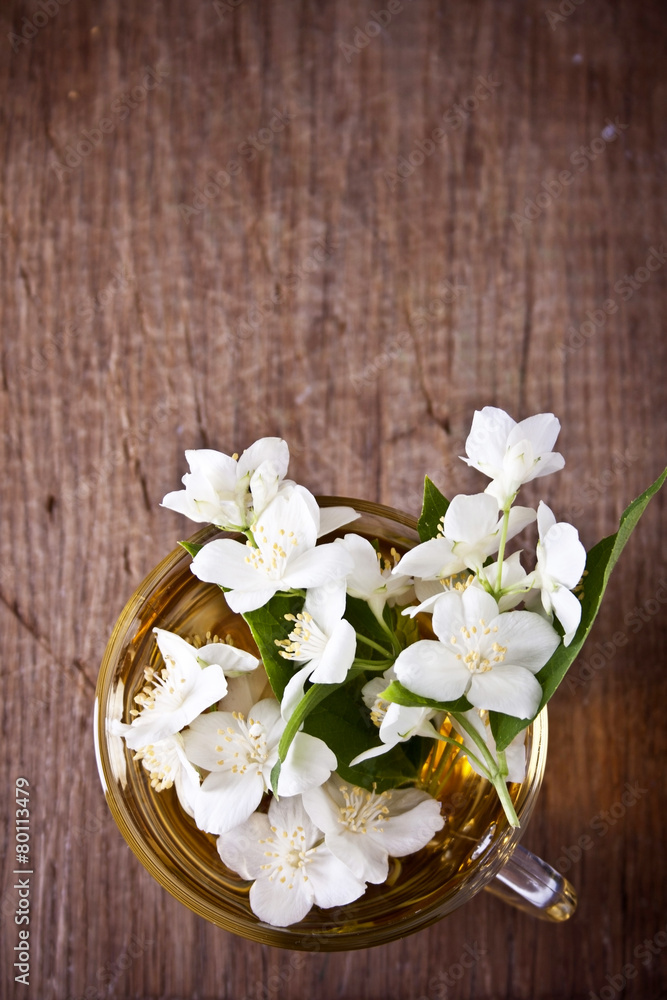 One cup of jasmine tea