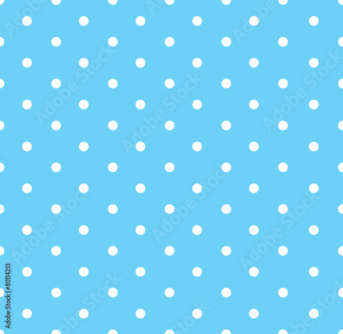 Blue Seamless Polka Dot Old Scratch Pattern.