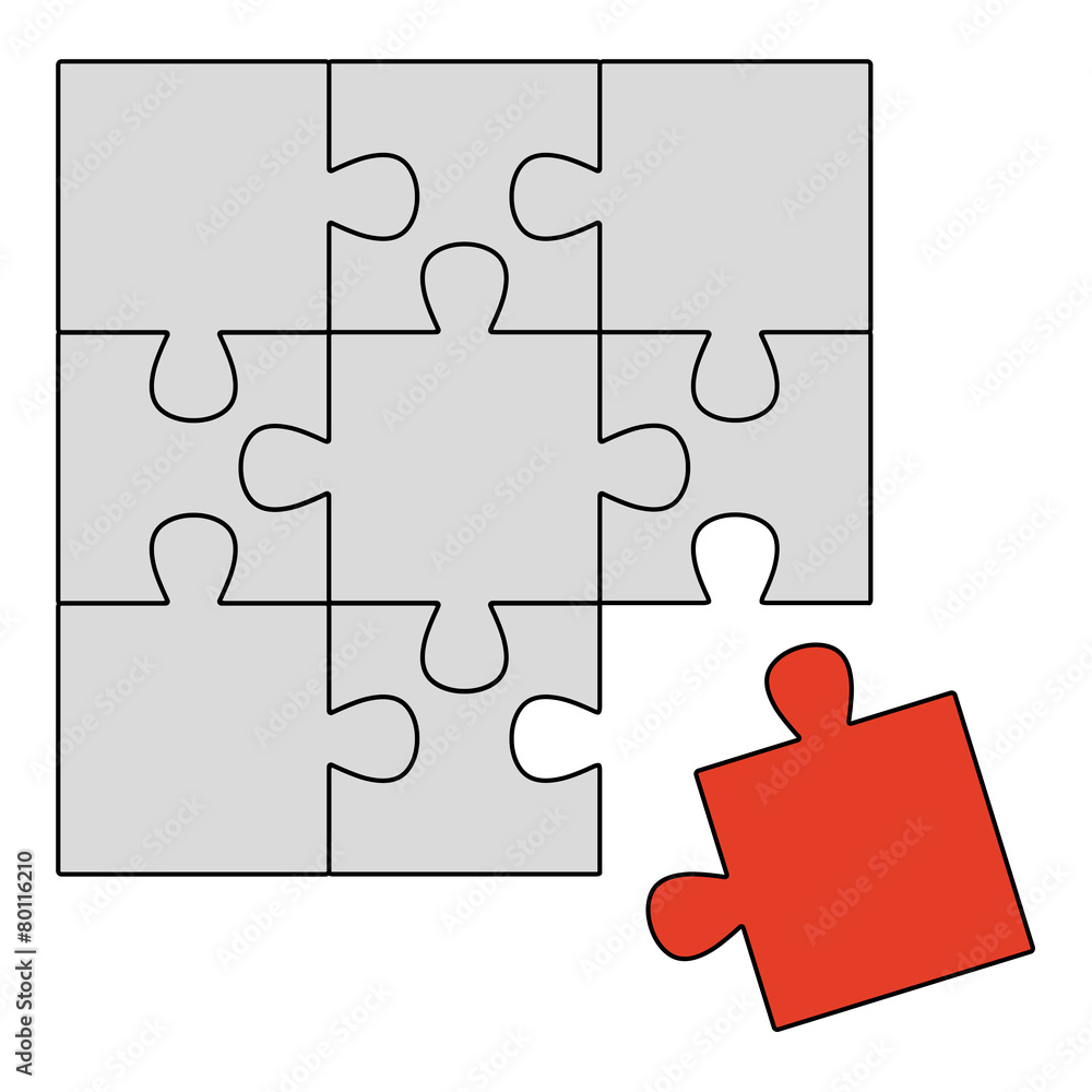 Fehlendes Puzzleteil Fehlendes Puzzleteil