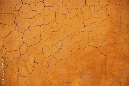 Orange grunge concrete wall textured and background.