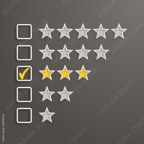 3 Stars Rating
