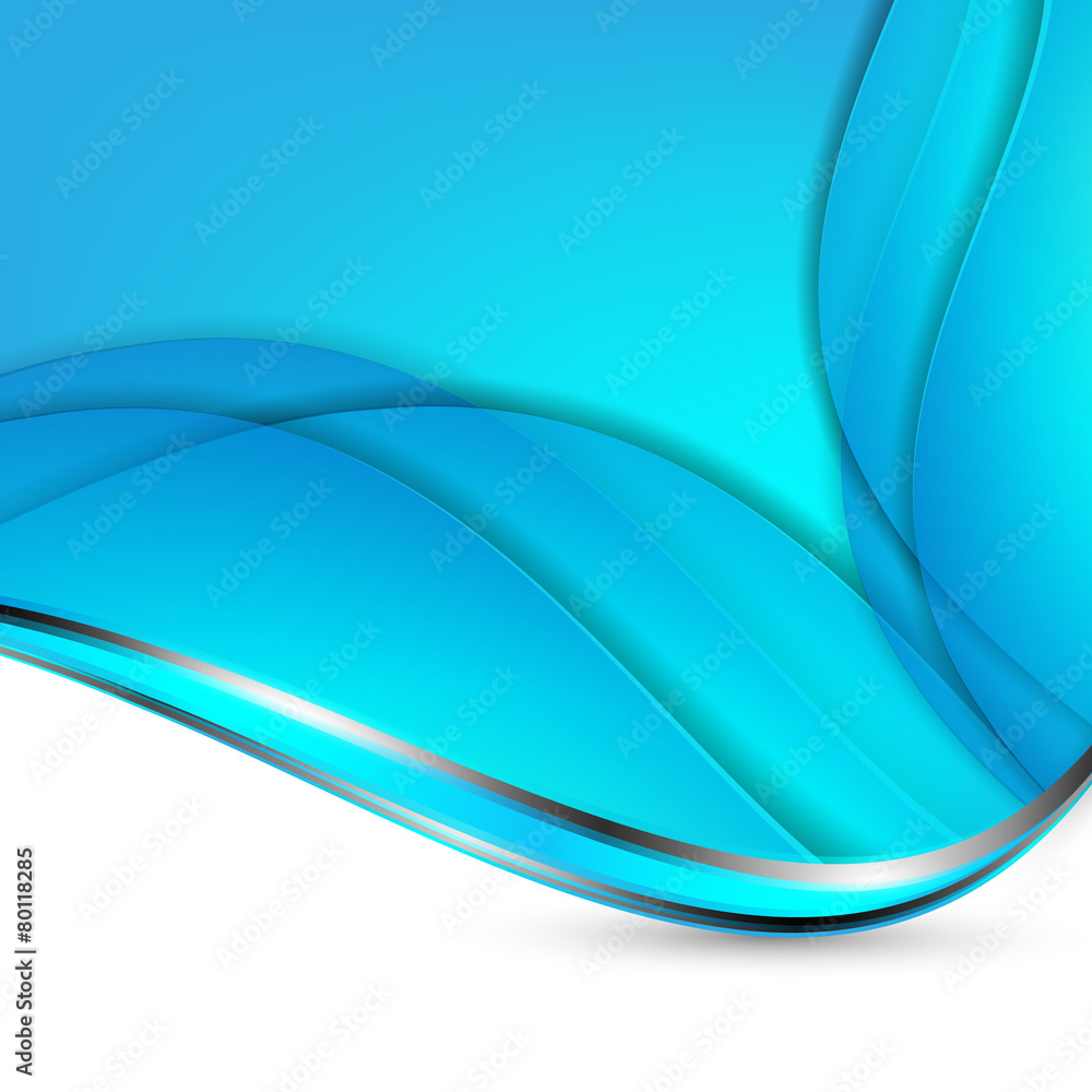 Naklejka premium tło wektor z falistymi liniami