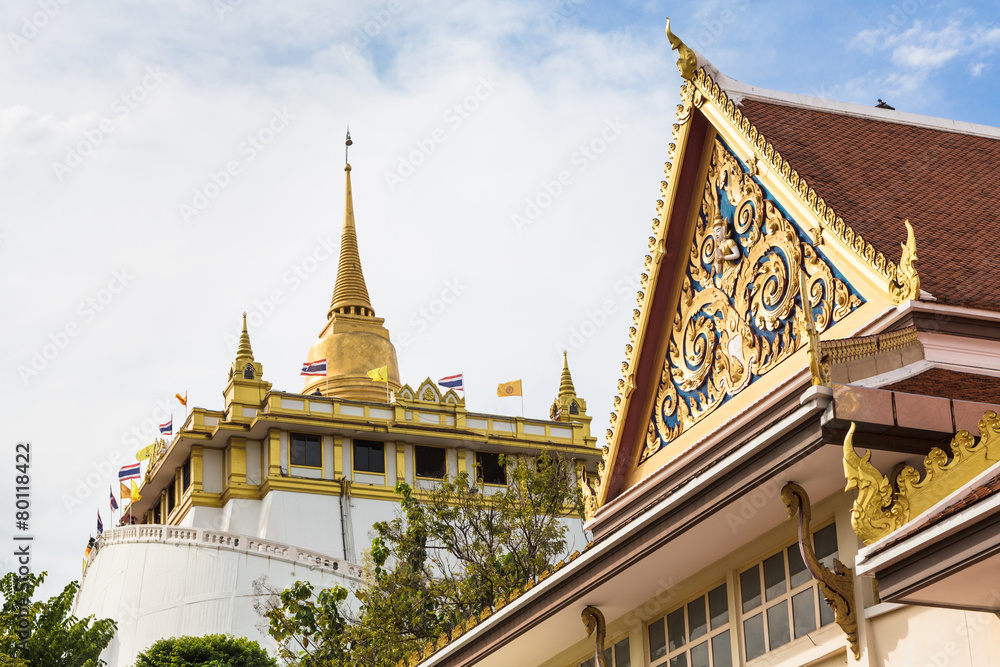 Fototapeta premium Golden Mount in Bangkok