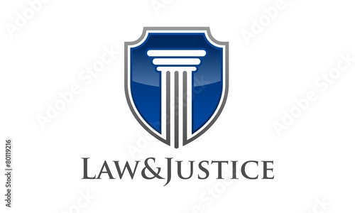 Law Justice Attorneys Firm Logo