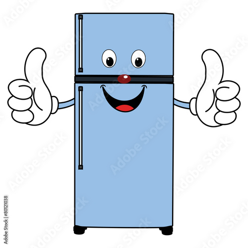 Happy Cartoon Fridge