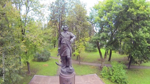 Statue of Peter the Great in Izmailovo in Moscow