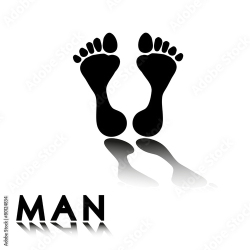 men's step print