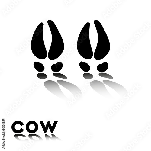 cow's paw prints