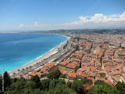 Bright sunny day in the city of Nice