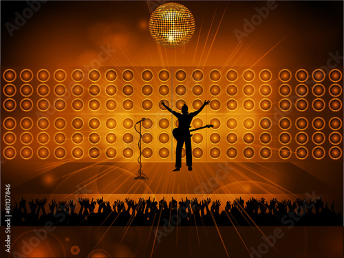 rockstar on stage