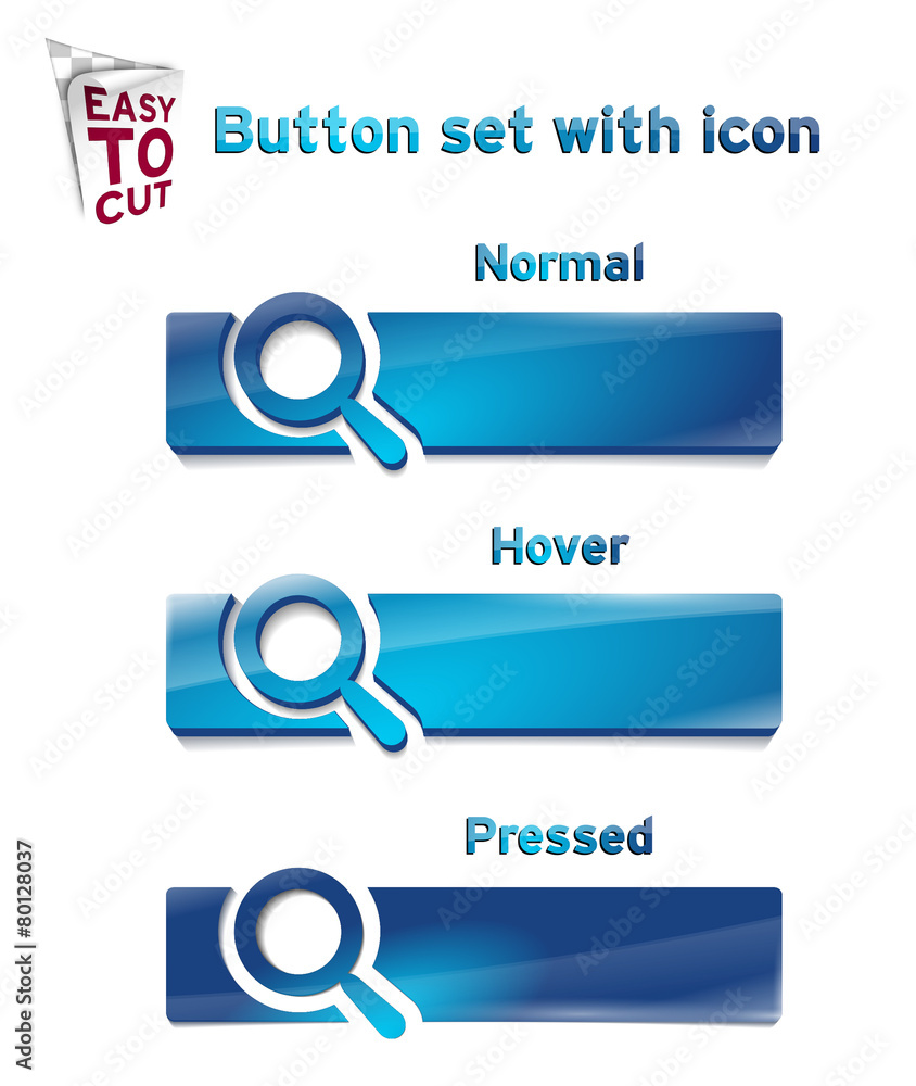 Button_Set_with_icon_1_196 - obrazy, fototapety, plakaty 