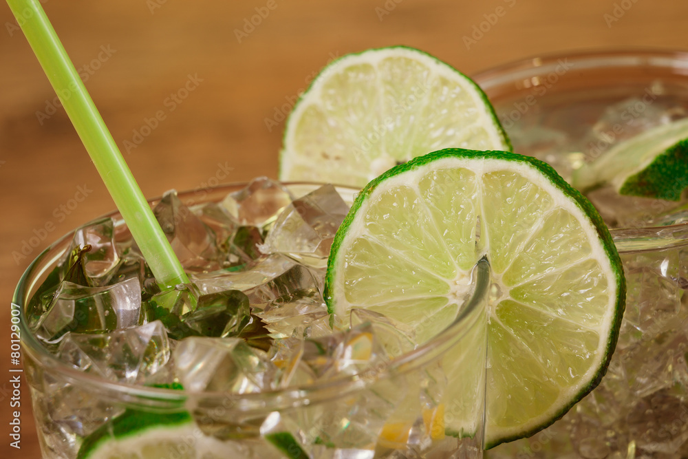 Mint and lime refreshing summer cocktails Mint and lime refreshing summer cocktails