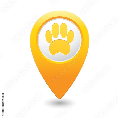 Pet paw icon