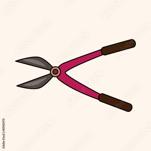 garden shears theme elements