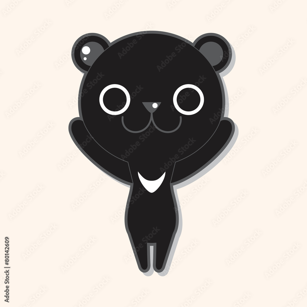 animal bear cartoon theme elements animal bear cartoon theme elements