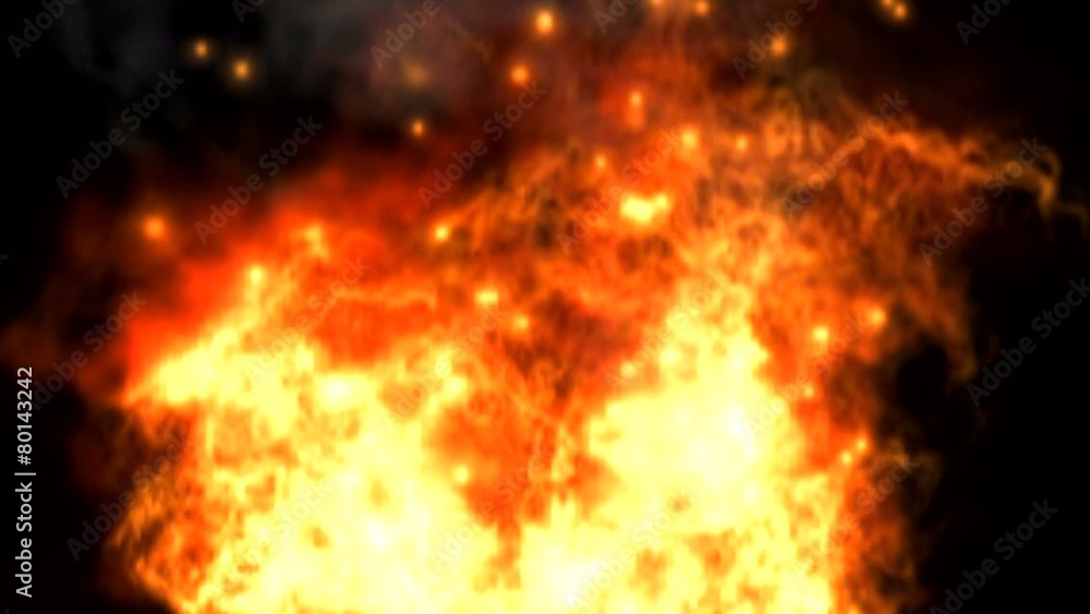 Flames, sparks, fire, fire Flames, sparks, fire, fire