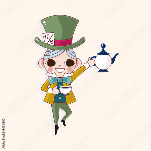 alice in wonderland theme elements