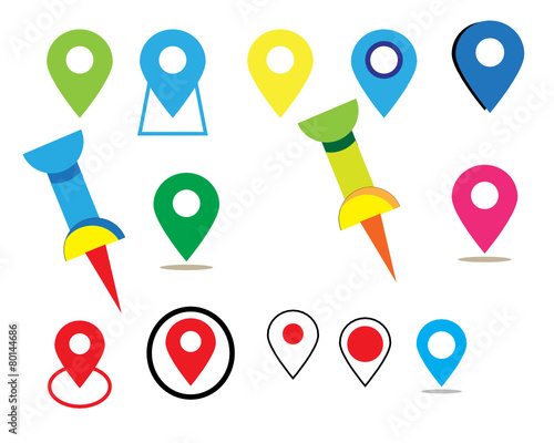 Map icon and Location Icons