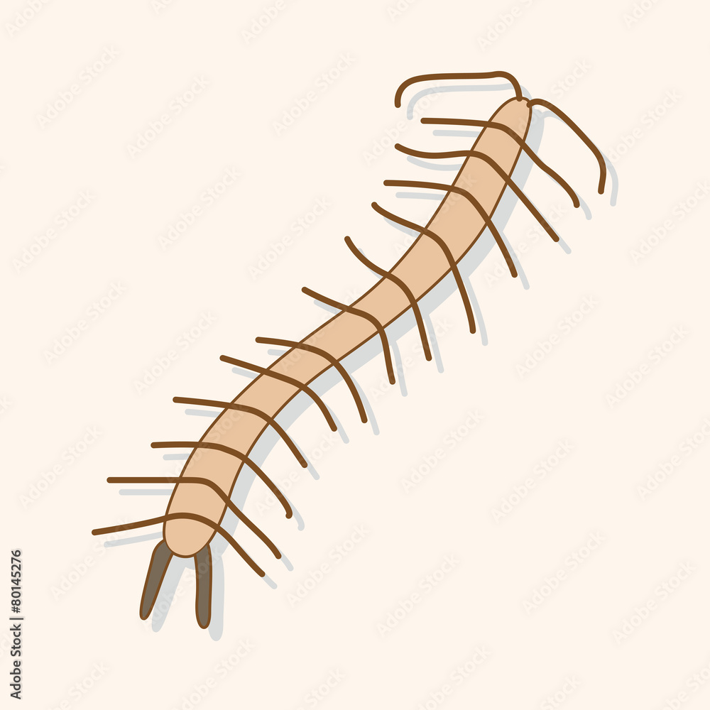 Obraz premium bug cartoon elements