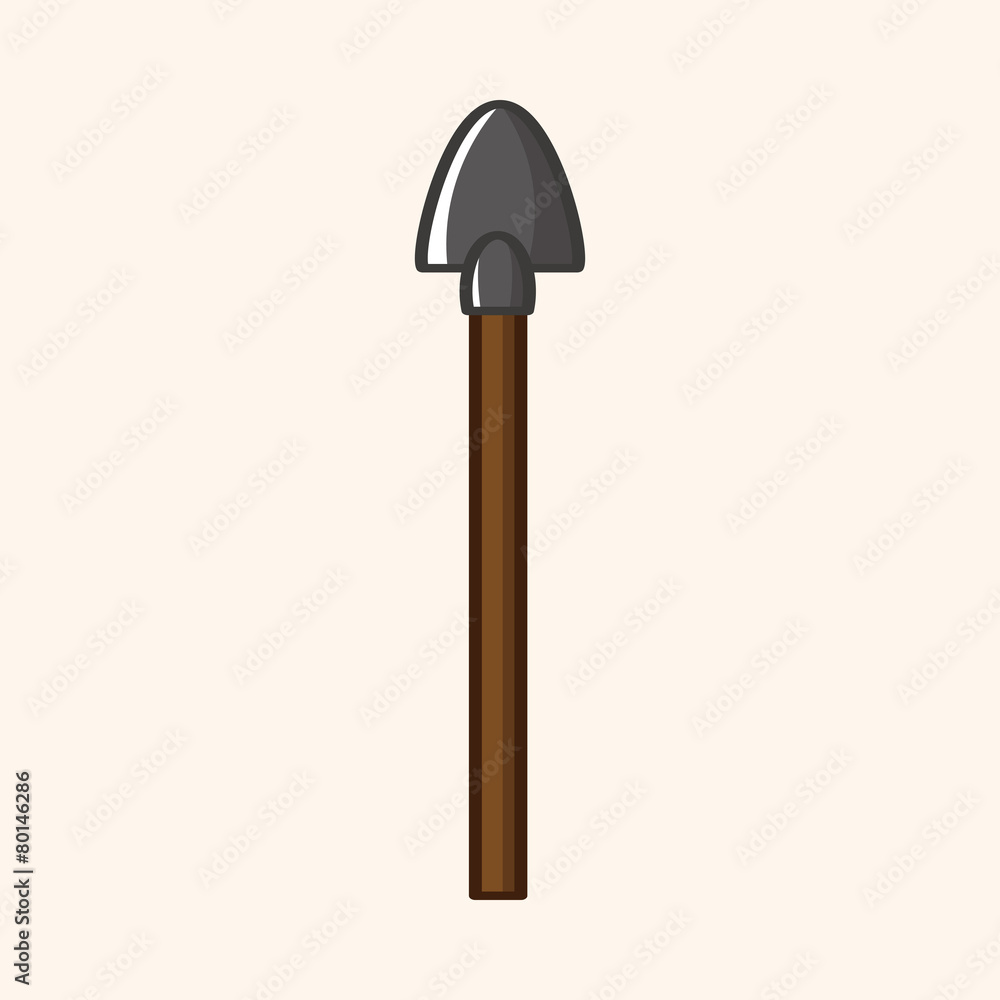 gardening shovel theme elements gardening shovel theme elements