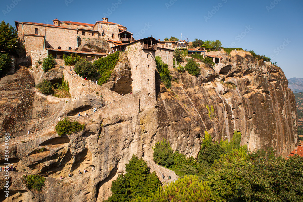 monastery and rocks of Meteora, Greece 