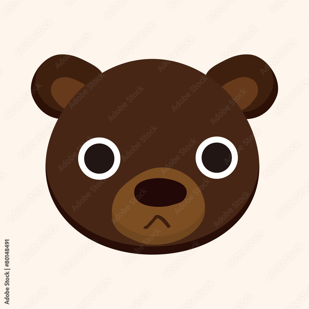 animal bear cartoon theme elements animal bear cartoon theme elements