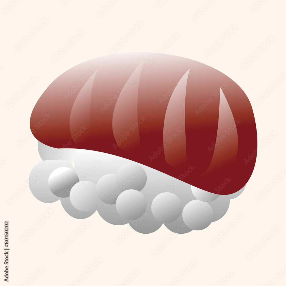 Japanese food sushi theme elements Japanese food sushi theme elements