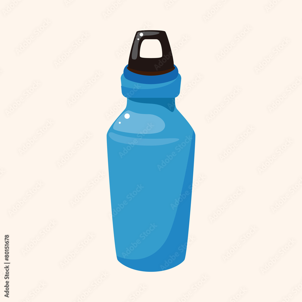 Travel equipment water bottle theme elements Travel equipment water bottle theme elements