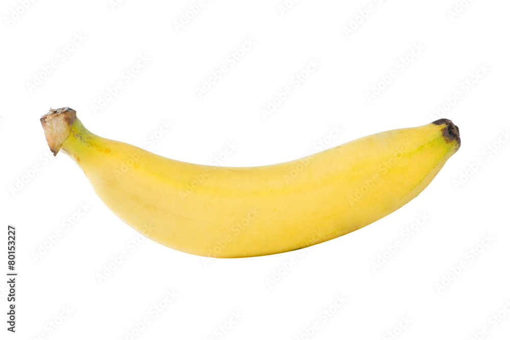 Isolated banana on white Isolated banana on white