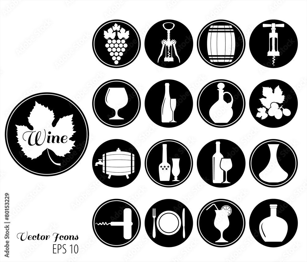 Vector wine stock illustration Vector wine stock illustration